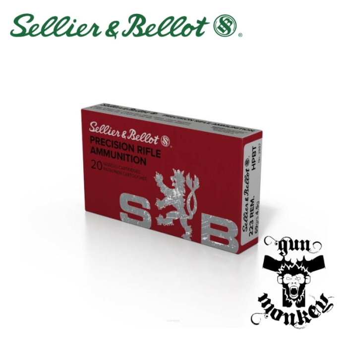 Amunicja kulowa S&amp;B kal. .223Rem 4,5g/69gr HPBT Match (1op = 20szt) (V330672)