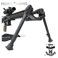 Bipod Nord Arms szybkorozłączany średni carbon quick detach, 7 pozycyjny (NA-BIF-MQ) Aluminium + Carbon QAS