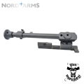 Bipod Nord Arms szybkorozłączany średni carbon quick detach, 7 pozycyjny (NA-BIF-MQ) Aluminium + Carbon QAS