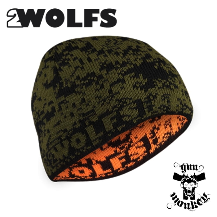 Czapka Deer 2 Wolfs kol. pomarańczowy/zielony (2W03001008)