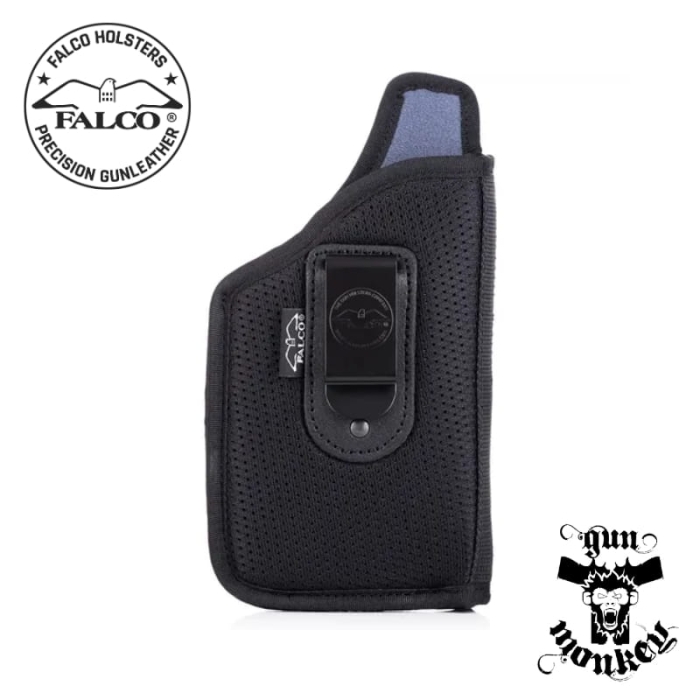 Kabura Falco IWB do GLOCK 45 MOS + latarka TLR 7, praworęczna, mocowanie na pas 1,5"/40mm, nylonowa, czarna mod. A705 Graham
