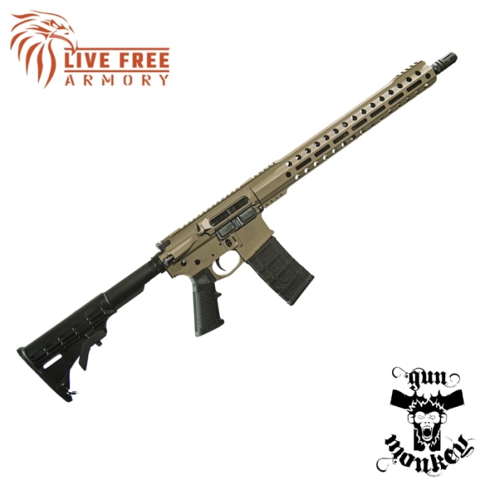 Karabin samopowtarzalny LFA LF556 Battle kal. 223Rem/5,56x45mm 16" kol. FDE