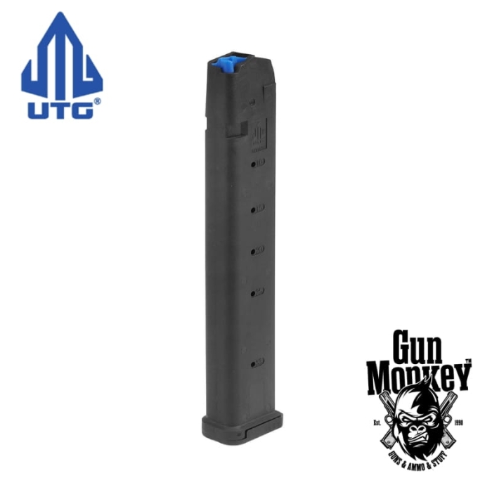 Magazynek polimerowy UTG do Glock 9x19mm 33 nab. (RBT-GL933)