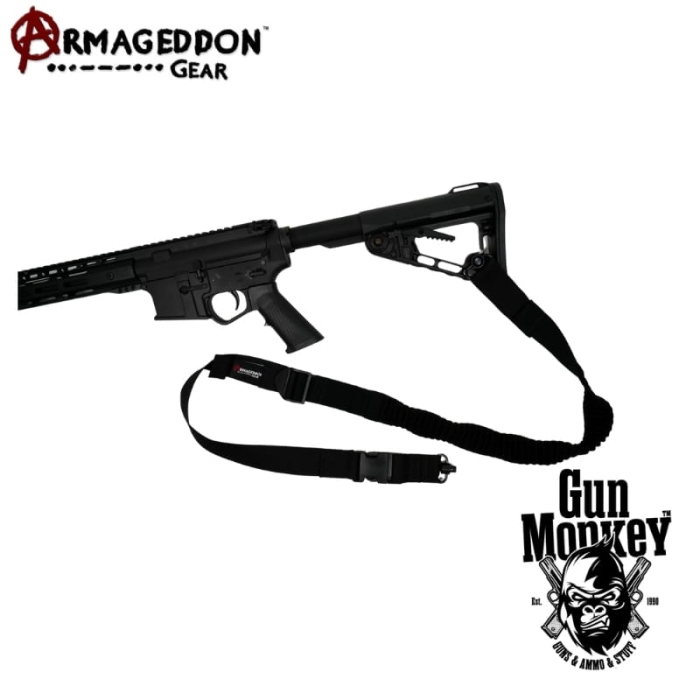 Zawieszenie Armageddon Gear 1.5" Heavy Carbine Sling Black (AG0107BLK)