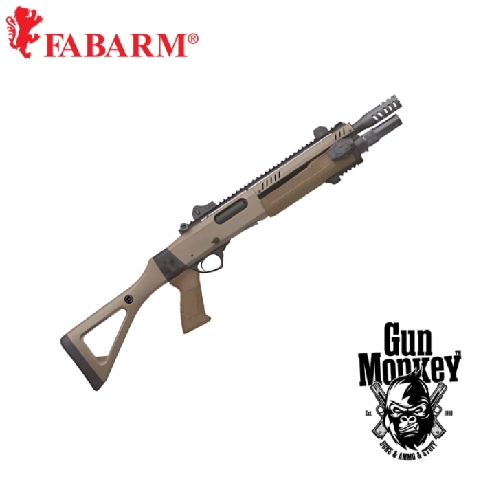 Strzelba pump-action Fabarm STF12 Compact 11" FDE kal. 12/76