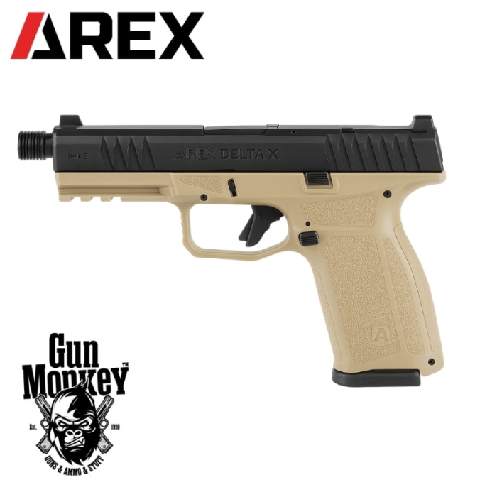 Pistolet Arex Delta X Gen. 2 TACTICAL OR Sand kal. 9x19mm gwint M13,5x1LH