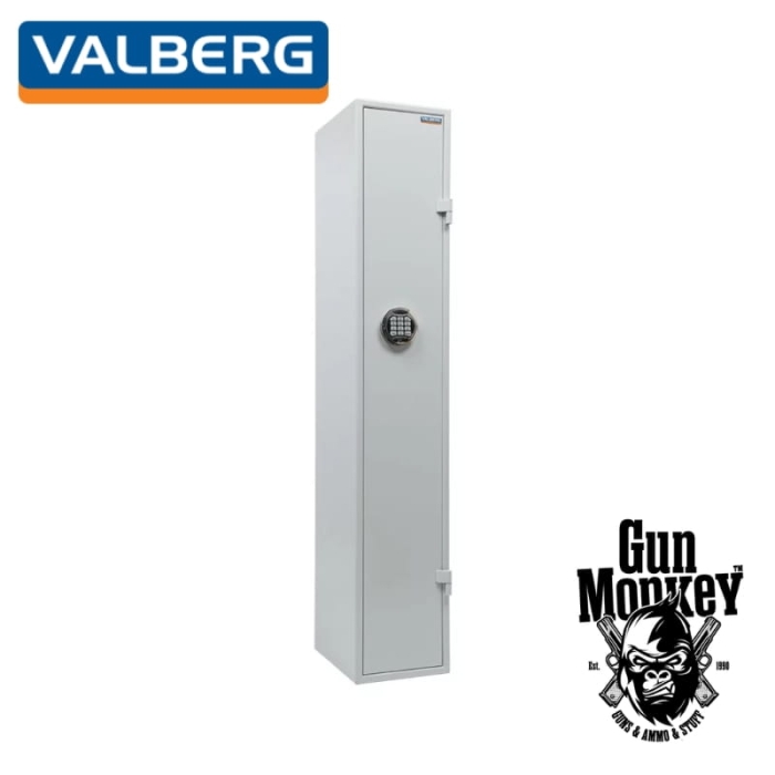 Szafa na broń Valberg Arsenal na 5 sztuk broni klasa S1 kolor biały model STM 1433/5(STM1433S1K_7035)