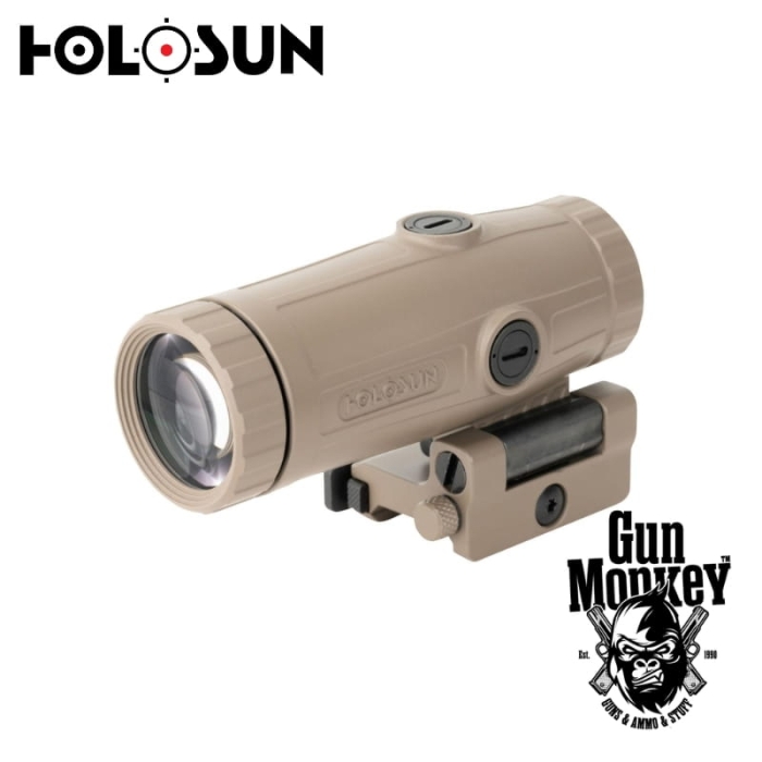 Powiększalnik Holosun HM3X 3X Magnifier - Montaż Flip &amp; QD kol. FDE