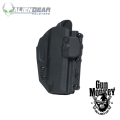 Kabura Alien Gear Rapid Force Slim LVL 2 / Rapid Force Level 2 Glock19/19x/19MOS/23/44/45/45MOS montaż Tek-Lok-QDS, do pistoletu z optyką bez latarki RH kol. Czarny (R2-B-0057-BK-RH-L0-A0-C)