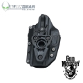 Kabura Alien Gear Rapid Force Slim LVL 2 / Rapid Force Level 2 Glock19/19x/19MOS/23/44/45/45MOS montaż Tek-Lok-QDS, do pistoletu z optyką bez latarki RH kol. Czarny (R2-B-0057-BK-RH-L0-A0-C)