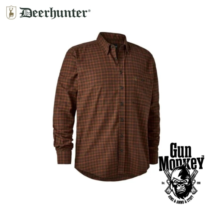 Koszula Deerhunter Victor Hemd kol. Brown Check roz. 43/44 (8175)