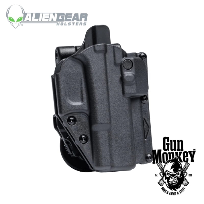 Kabura Alien Gear Rapid Force LVL 2 SLIM Sig Sauer P320 Compact/Carry/M18/XCarry montaż płetwa do pistoletu bez latarki (RS-P-0692-BK-RH-L0-C)