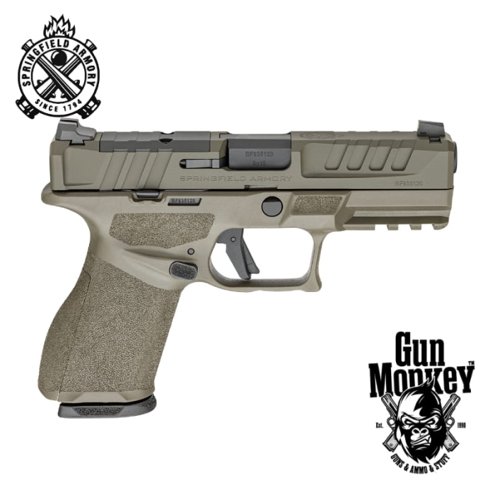 Pistolet Springfield Armory Echelon 4.0" Compact VIS U-Notch Tryt kal. 9x19 kol. ODG (EC9409G-U)