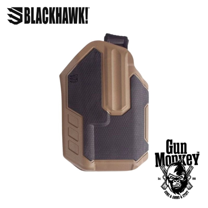 Kabura pistoletowa Blackhawk Omnivore Multifit do 150 modeli pistoletów bez latarki Prawa RH Coyote (419000BCR)