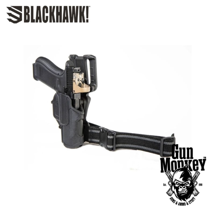 Kabura Pistoletowa Blackhawk T-Series L2C Overt Glock 17/45/22/23/31/32/45 prawa (411700BKR)