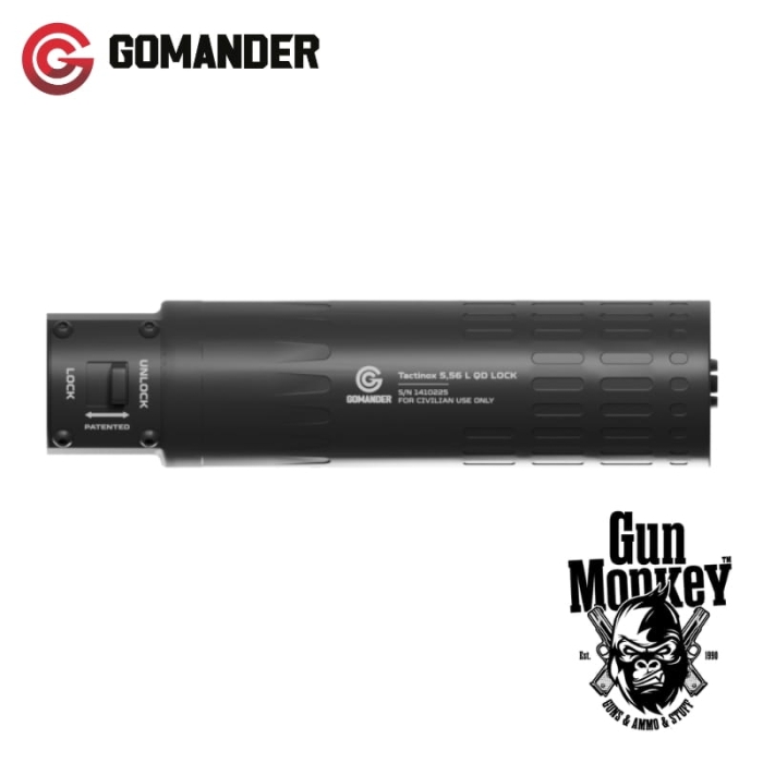 Tłumik Gomander Tactinox 5,56 S QD Lock M26x1,5 Black (TB0.9649)