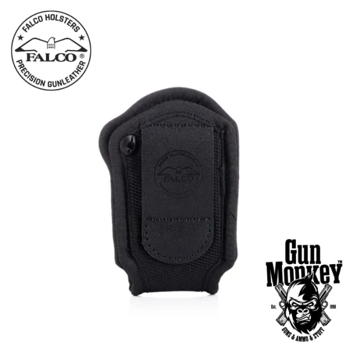 Ładownica pojedyncza Falco Premium OWB do magazynków Glock, nylon, czarna (F801)