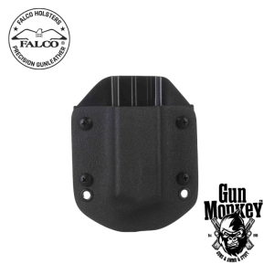 Ładownica pojedyncza Falco OWB do magazynków CZ 75 P-07 mocowanie na pas 1,5"/40mm, kydex, czarna (F904 2021)