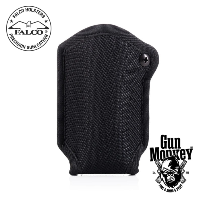 Ładownica pojedyncza Falco OWB do magazynków CZ P-07/P-09/P-10, mocowanie na pas 1,5"/40mm, nylon, czarna mod.F801