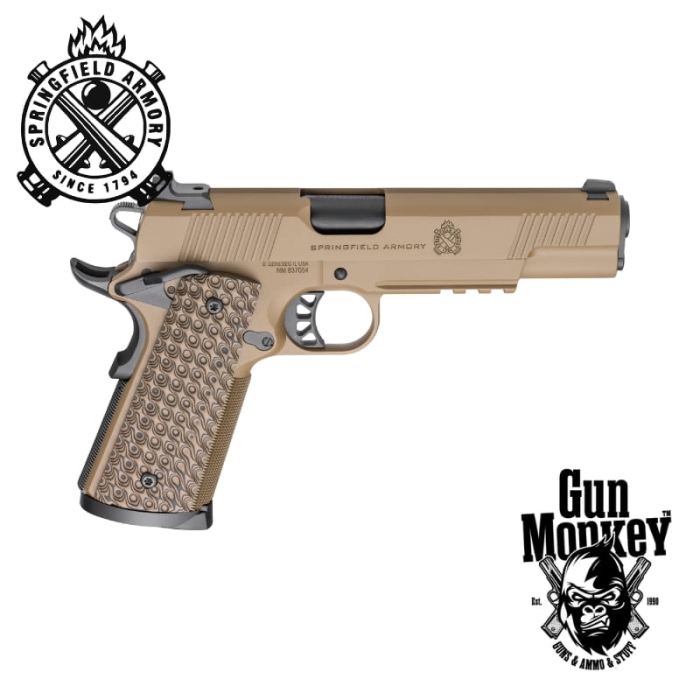 Pistolet Springfield Armory 1911 TRP kal. .45ACP 5" AOS kol. Coyote Brown (PC9125LRCBAOS)