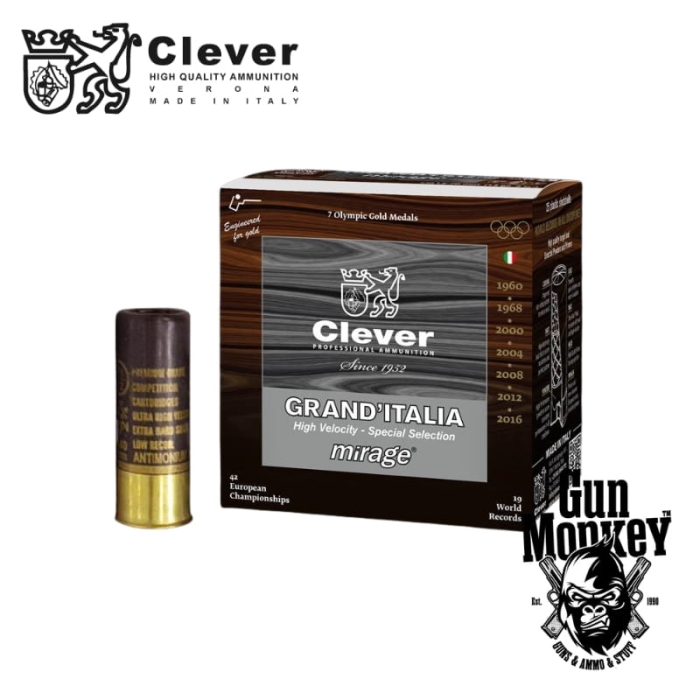 Amunicja śrut. Clever Mirage Granditalia T3 - Xtra Hard Shot "9,5" 24g kal.12/70 (1op = 25szt) (930195)
