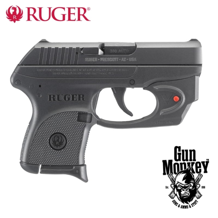 Pistolet Ruger LCP + Laser Viridian kal. .380Auto (3752)