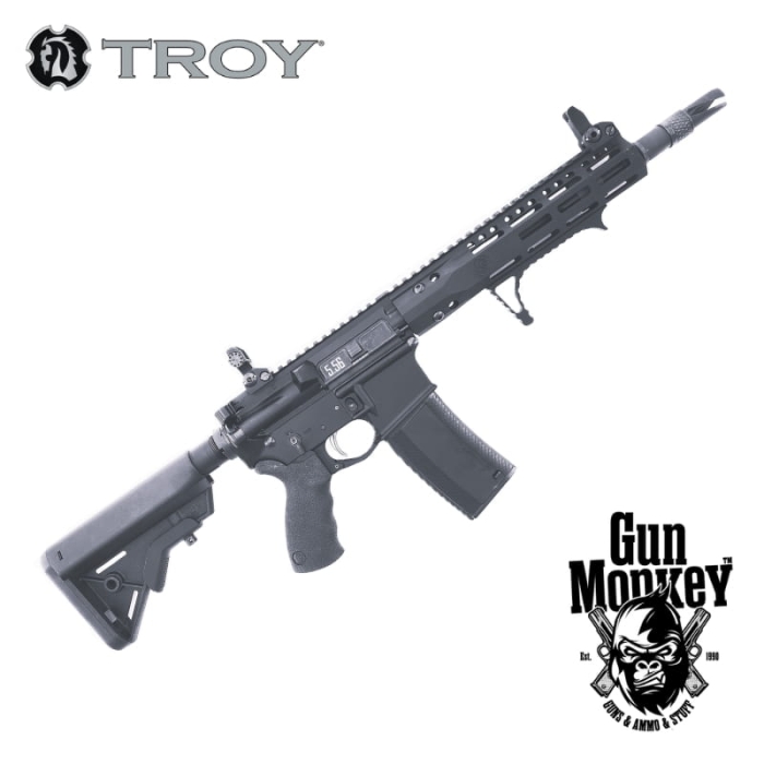 Karabin samopowtarzalny TROY Industries Troy Patrol Rifle (TPR) 11.5" TROY Rail 9.6" Gen2 SOCC M-LOK BLK kal. 5,56x45mm/.223Rem (SSBR-TPR2-11BT-C7)