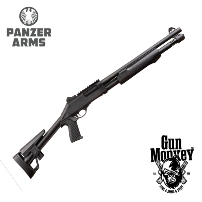 Strzelba pump-action Panzer Arms PA-104 18.5" kal. 12/76 (EGE-PA104)