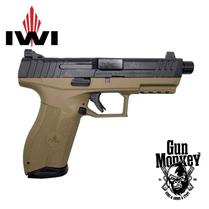 Pistolet IWI Masada Tactical Optics Ready 4.6" FDE kal. 9x19mm