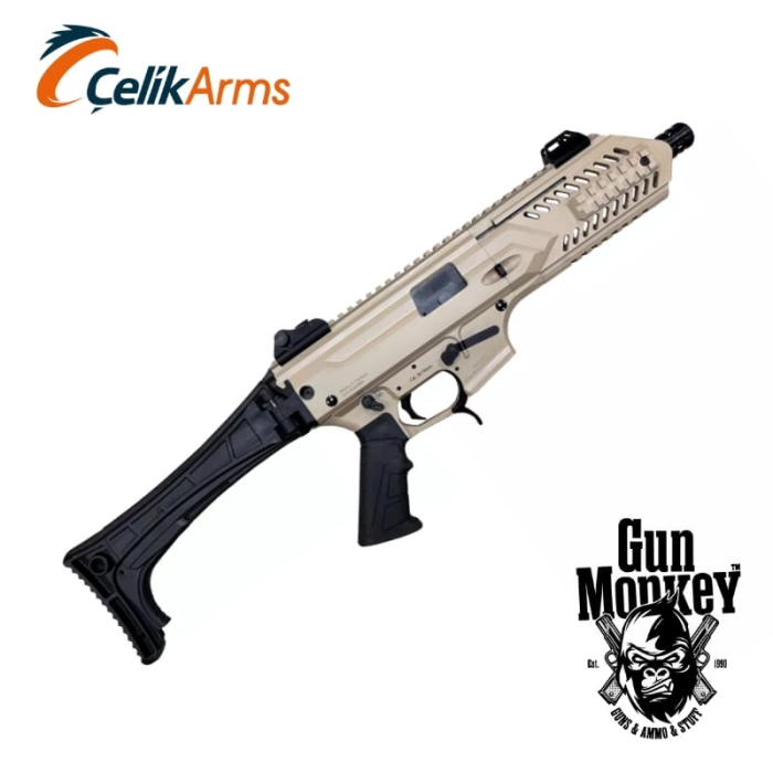 Pistolet samopowtarzalny Celik Crossline-C 9 8" kal. 9x19 kol. FDE kolba składana