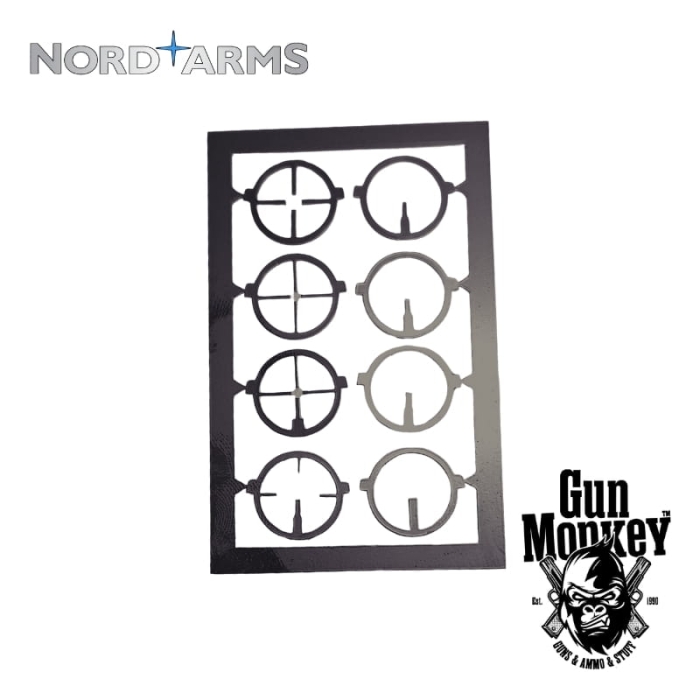 Wkładka do muszki Nord Arms Front Sight Insert Card (Post + Crosshair) (NA-IS-FSIPC)