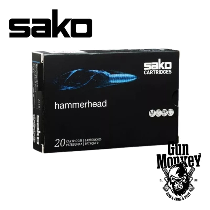 Amunicja kulowa Sako kal. 8x57JS 13g/200gr Hammerhead Bonded Soft Point (201) (1op = 20szt)