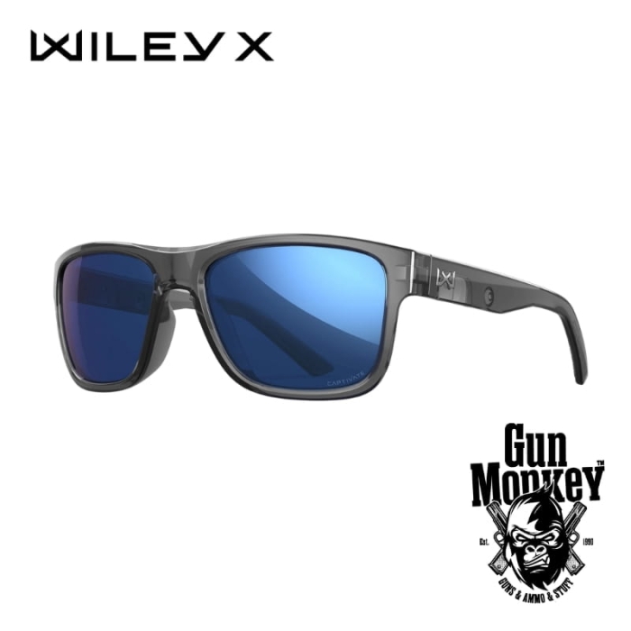 Okulary WileyX OVATION Captivate Pol Blue Mirror Gloss Crystal Dark Grey Frame (AC6OVN19)