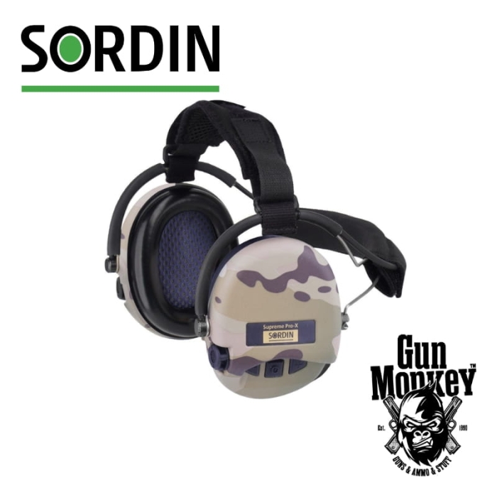 Nakarkowe Ochronniki słuchu Sordin Supreme Pro-X kolor Multicam (76302-X-06-S)