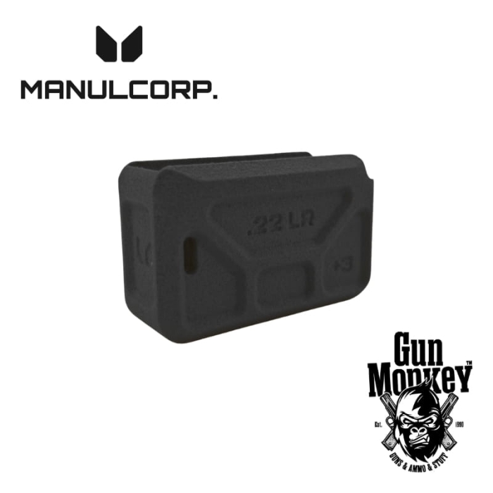 Powiększona stopka magazynka +3 Manul Corp. do CZ 455/457 Black (10r polymer mag.) (M10-0214-PBK)