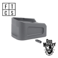 Powiększona stopka magazynka FTCS do Glock 17 +3nab. Graphite Black