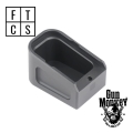Powiększona stopka magazynka FTCS do Glock 17 +3nab. Graphite Black