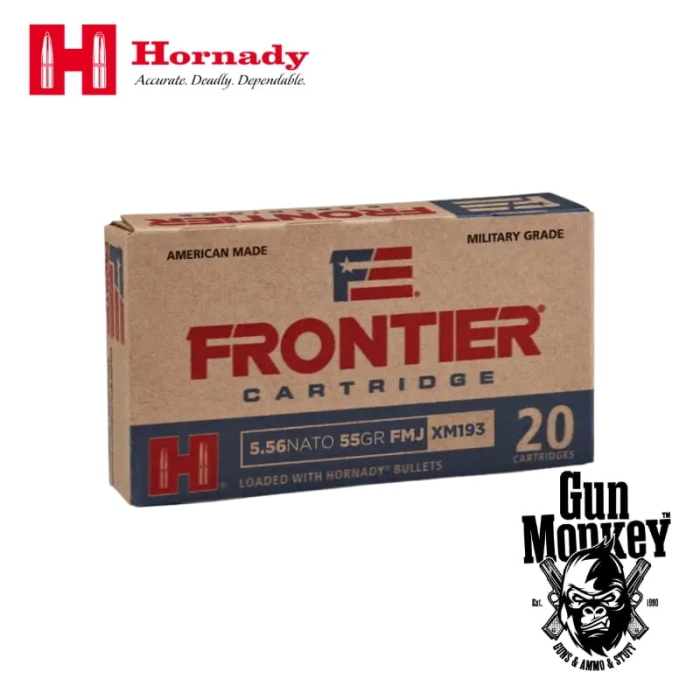 Amunicja kulowa Hornady Frontier kal. 5,56 NATO FMJ 55gr/3,56g (1op=20szt)(FR200)