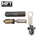 Tłumik MFT CQ-556 Gen II + Flash hider R06-FH 1/2-28 kol. Black