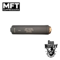 Tłumik MFT CQ-556 Gen II + Flash hider R06-FH 1/2-28 kol. Black