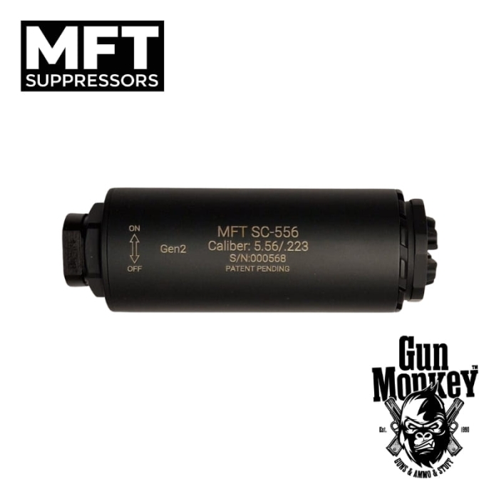 Tłumik MFT SC-556 Gen II + Flash hider R06-FH 1/2-28 Black