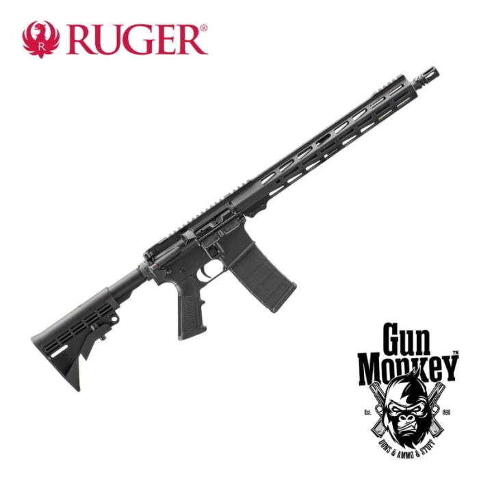 Karabin samopowtarzalny Ruger AR-15 Harrier 16.1" A2 Black kal. 5,56x45/.223Rem (28601)