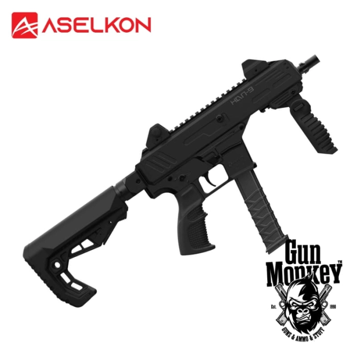 Pistolet samopowtarzalny Aselkon HAN-9 6.5" kal. 9x19 (aluminiowy szkielet) + dwa magazynki
