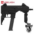 Pistolet samopowtarzalny Aselkon HAN-9 6.5" kal. 9x19 (aluminiowy szkielet) + dwa magazynki