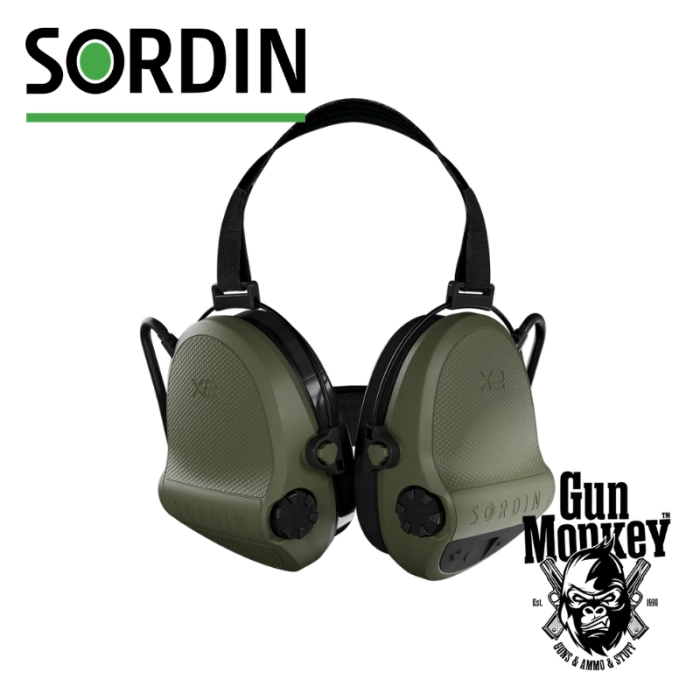 Ochronniki słuchu Sordin X2 Neckband Gel kol. Green (301006-20G)
