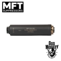 Tłumik MFT CQ-762 Gen II + Flash hider R06-FH M14x1LH kol. Black