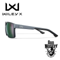 Okulary WileyX Founder Captivate Pol Green Mirror Matte Graphite Frame (AC6FND07)
