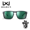 Okulary WileyX Founder Captivate Pol Green Mirror Matte Graphite Frame (AC6FND07)