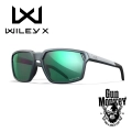 Okulary WileyX Sierra Captivate Pol Green Mirror Matte Graphite Frame (AC6SRA07)