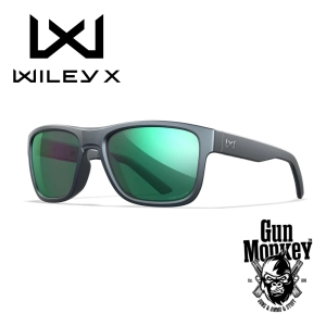 Okulary WileyX OVATION Captivate Pol Green Mirror Matte Graphite Frame (AC6OVN17)